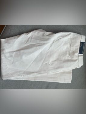 NWT BANANA REPUBLIC JORDAN SLIM FIT CREAM PANT SIZE 10L